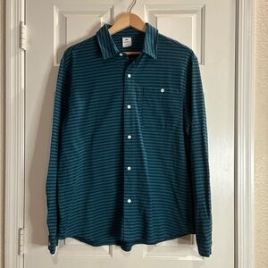 NWOT Teal Striped Men's Jersey Shirt